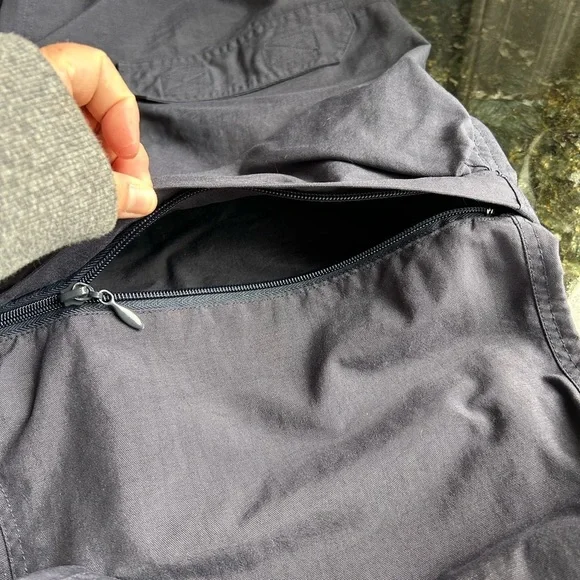 OuterSport men’s zip off hiking cargo pants. Elastic waist w belt. Nylon. Cargo - Picture 13 of 13